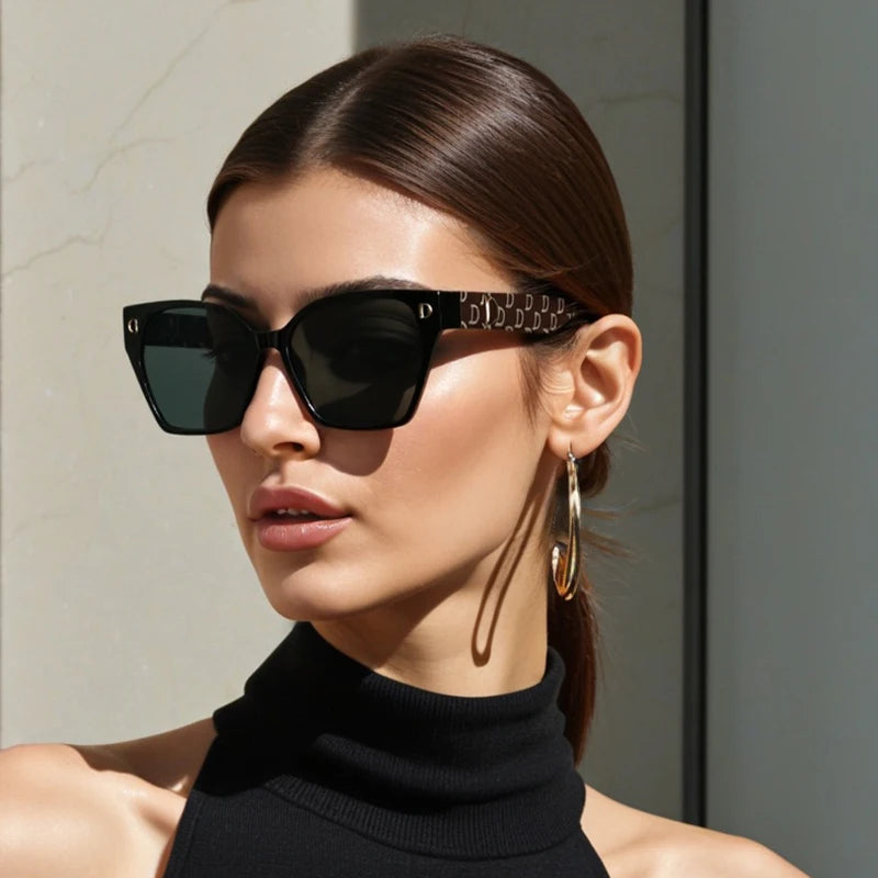 Fashion Brand Luxury Designer 2025 Sunglasses - Vintage Mirror Party