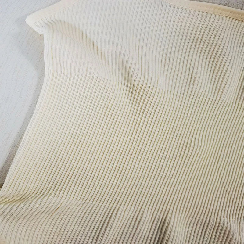 GUUDIA Ribbed Tummy Jumpsuit - Daily Shaper Bodysuit Open Crotch