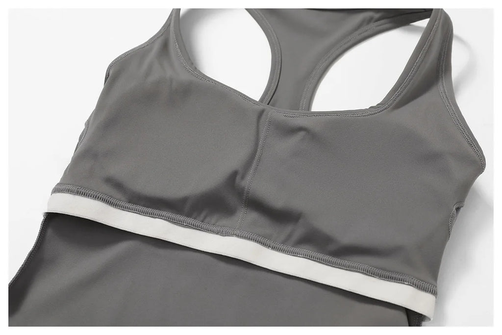 BIANHUI Gym Clothes Woman Brushed Cotton Racerback Sports Vest for Women Tight-Fitting Quick-Dry Casual Fitness Top Yoga Wear