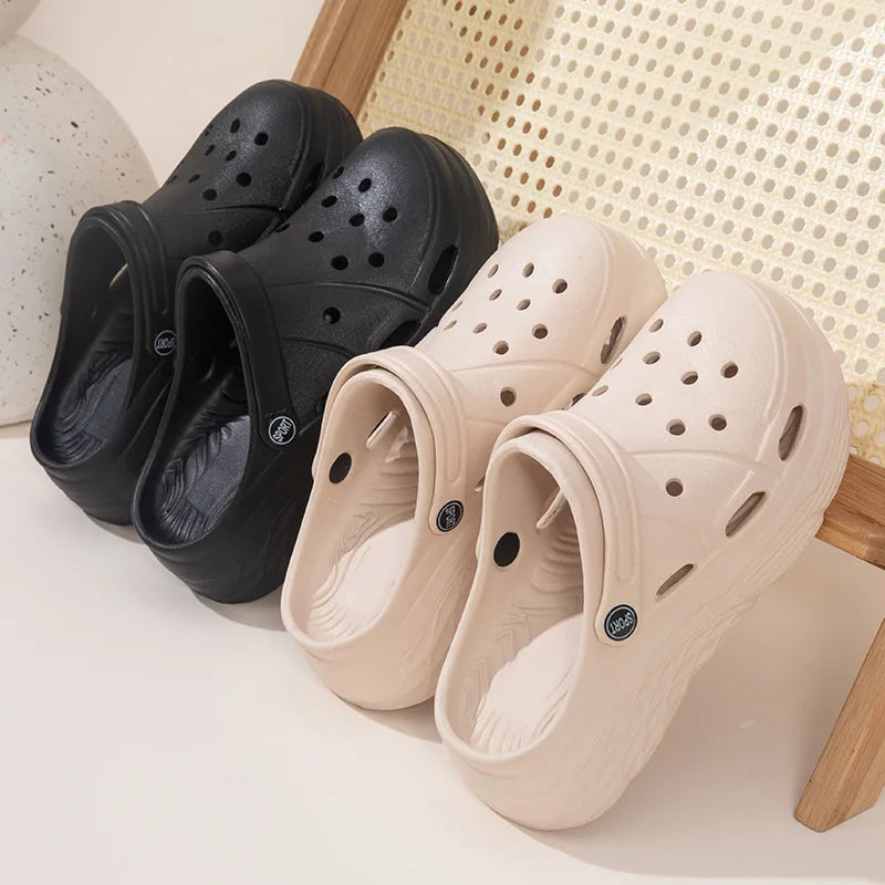 Women's Fashion Platform Sandals - Summer 2025 EVA Clogs Garden Shoes