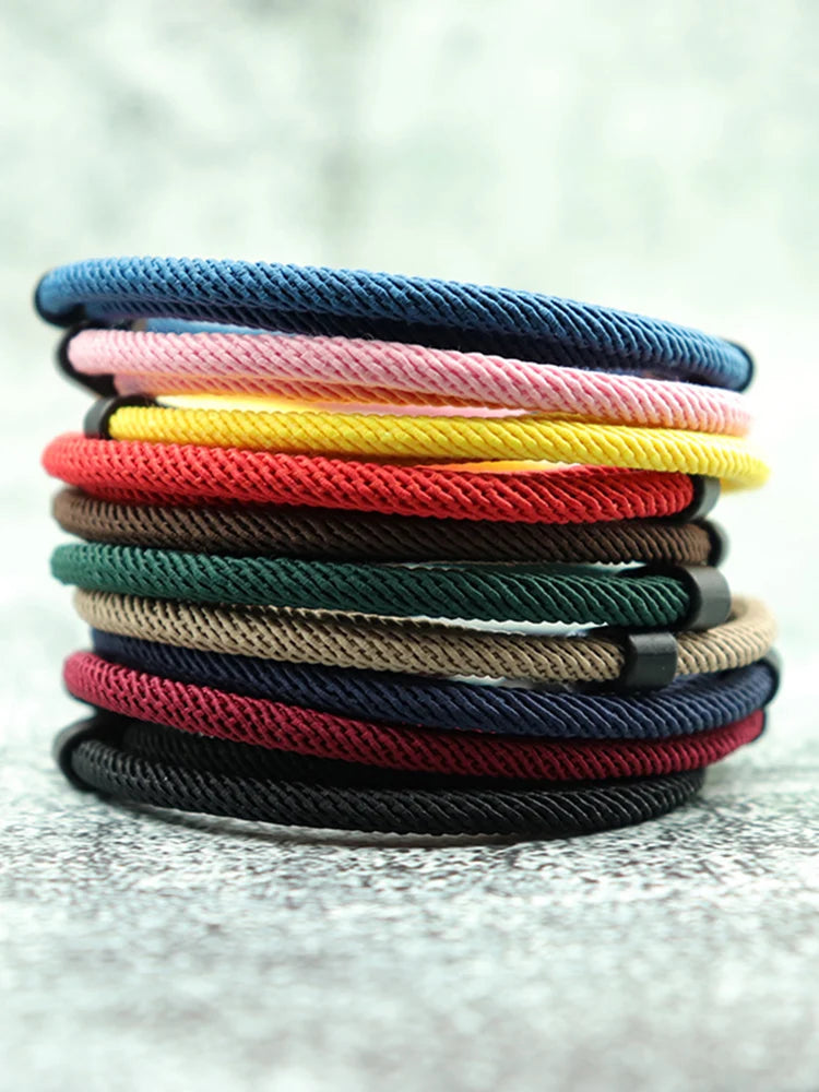 Trendy Thread Bracelet Mens Women Adjustable Red Braslet For Lovers Distance Couple Brazalete Minimalist Yoga Meditation Braclet