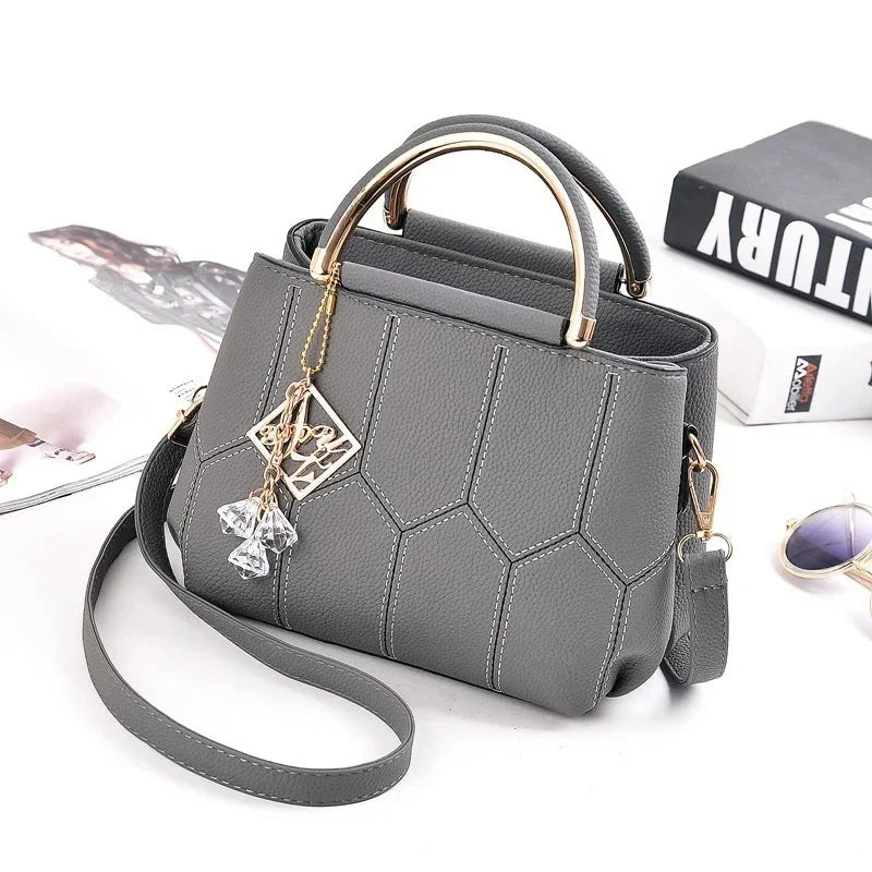 Trendy Women's Handbag Spring Summer New Style Korean Version Simple Small Square Bag Single Shoulder Bag Crossbody Bag