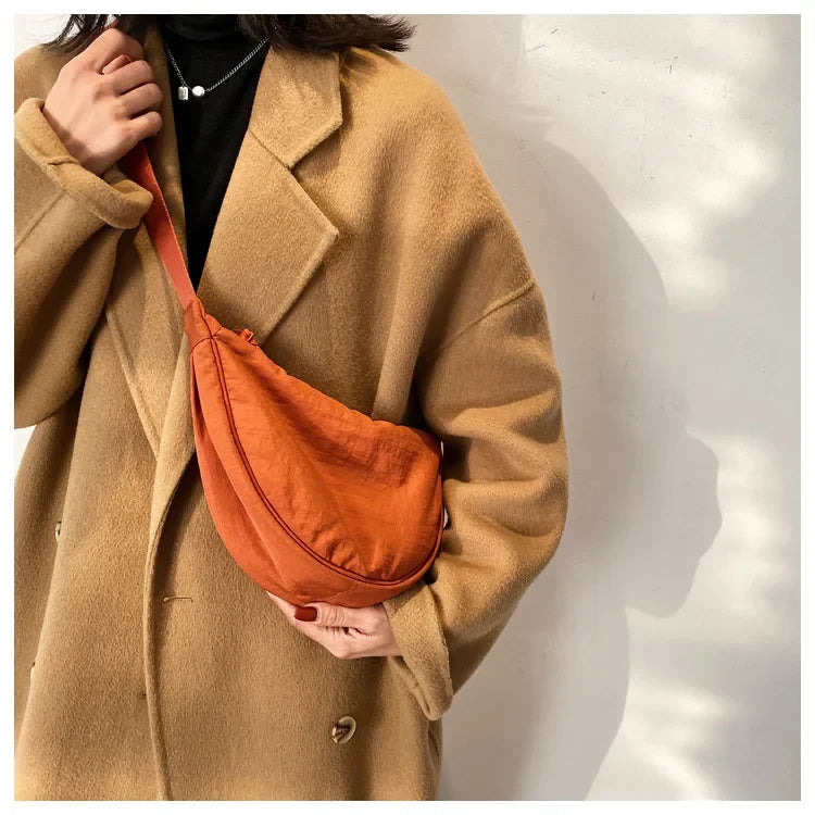 Casual Nylon Crossbody Bag for Women Designer Shoulder Bags Large Capacity Tote Lady Travel Shopper Bag Female Purses 2024
