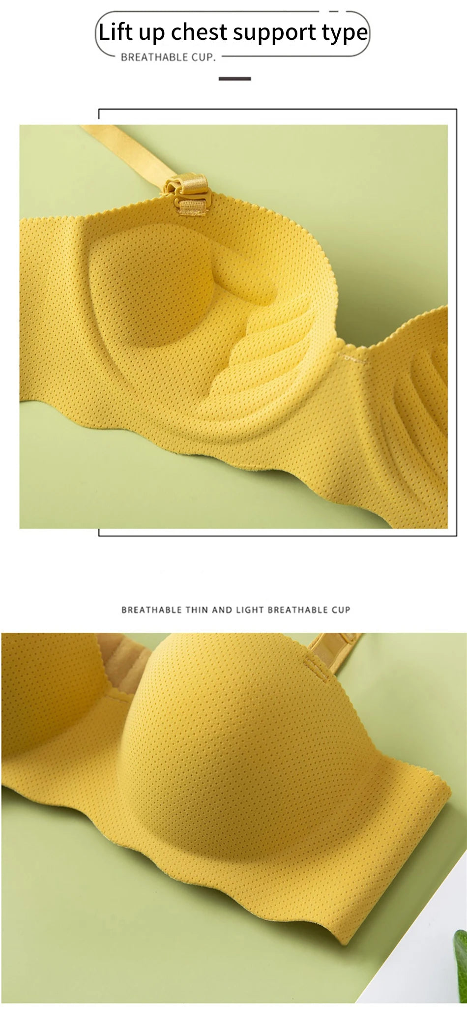 Girls Seamless Bra - Comfort Breathable Removable Strap