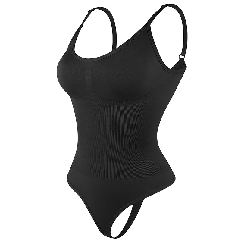 Bodysuit Shapewear - Tummy Control Butt Lifter Low Neck Jumpsuit