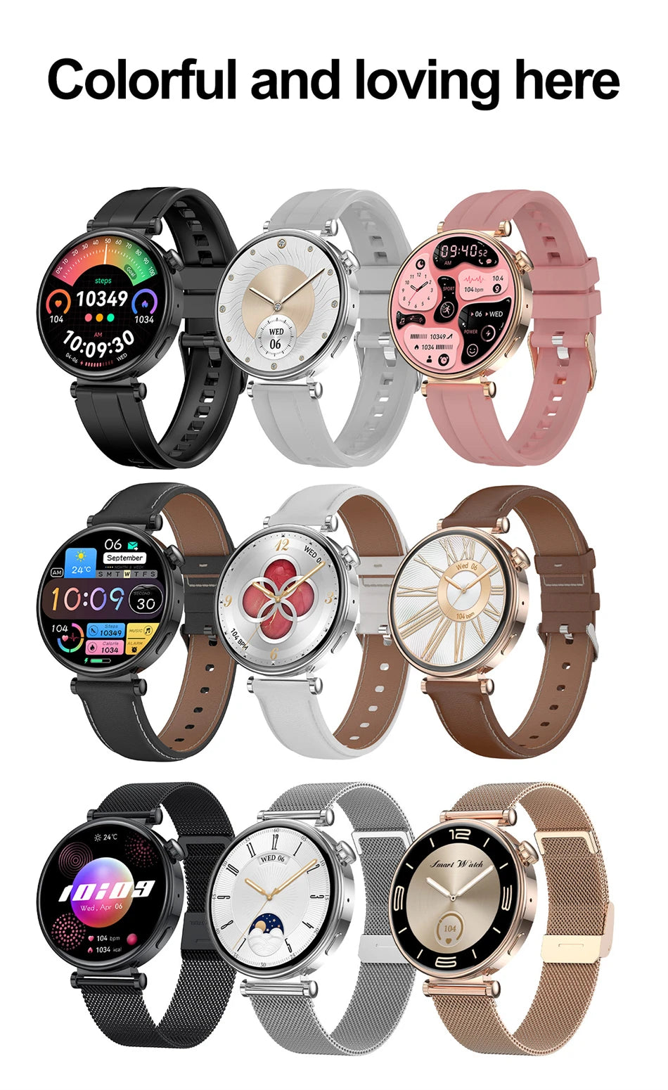 2025 New For Original HUAWEI Watch GT5 Mini Women Smartwatch GPS motion trail NFC 466*466 HD Full screen touch Ladies Smartwatch