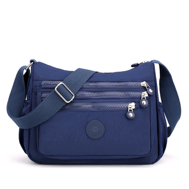 High capacity Shoulder Crossbody Bag for Women Purse Waterproof Nylon Handbag Suitable for mothers, shopping, vacation use