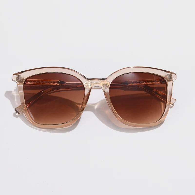 Classic Square Vintage Sunglasses - Alloy Frame Retro Trend UV400