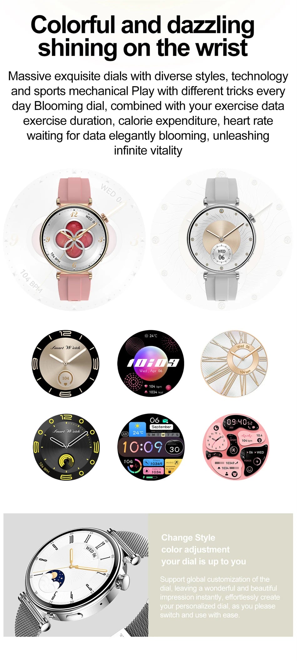 2025 New For Original HUAWEI Watch GT5 Mini Women Smartwatch GPS motion trail NFC 466*466 HD Full screen touch Ladies Smartwatch