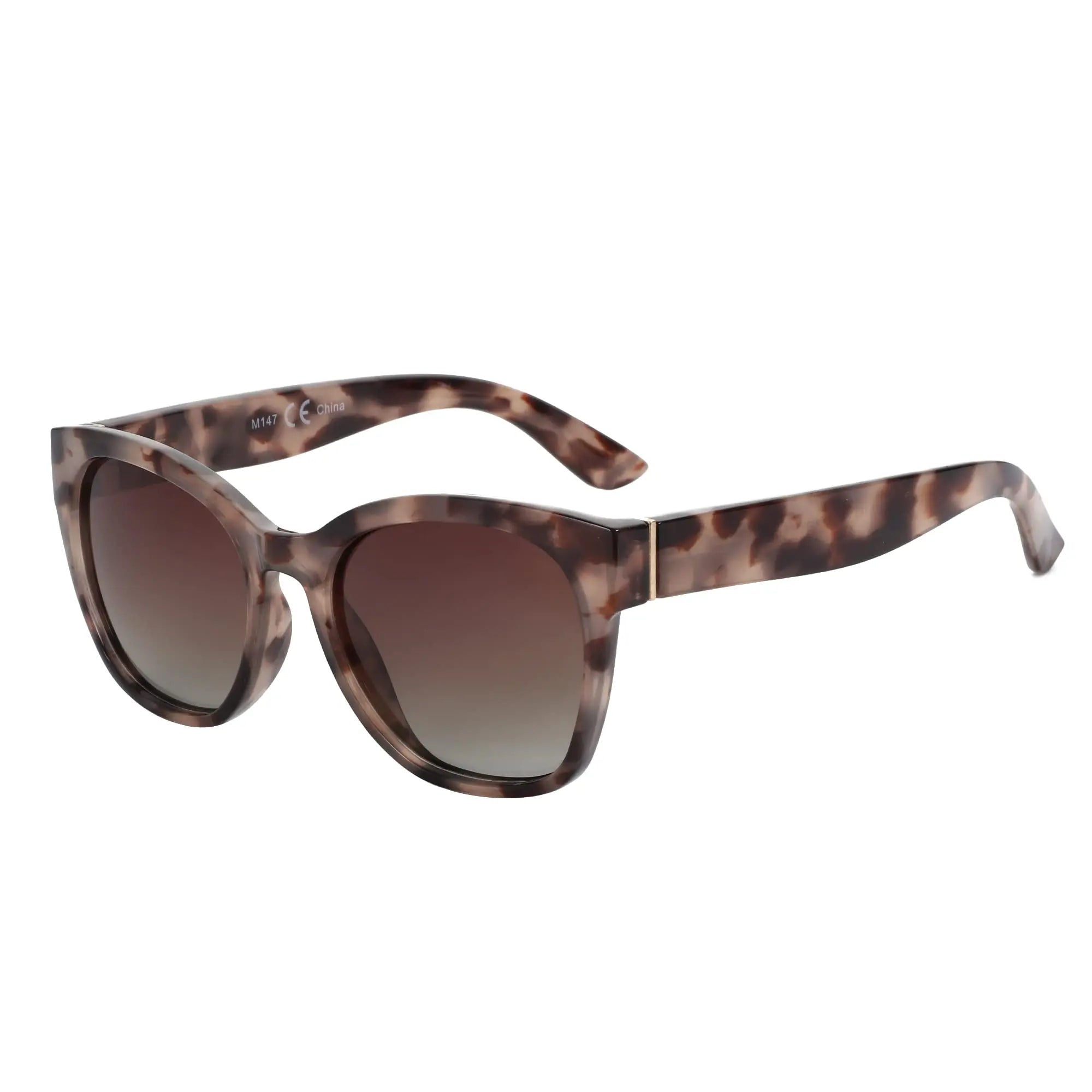 ZENOTTIC Polarized Cat Eye Sunglasses - Oversized UV400 Designer Women
