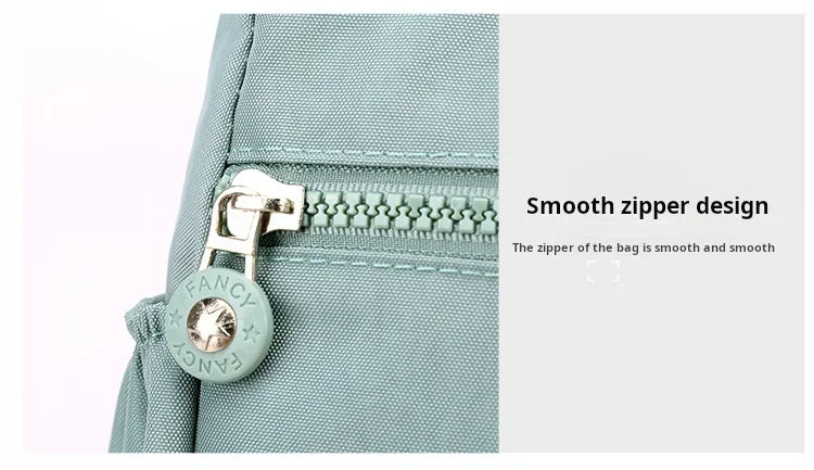 High capacity Shoulder Crossbody Bag for Women Purse Waterproof Nylon Handbag Suitable for mothers, shopping, vacation use