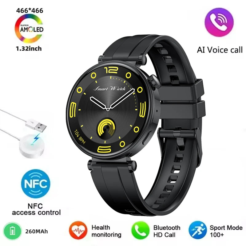 2025 New For Original HUAWEI Watch GT5 Mini Women Smartwatch GPS motion trail NFC 466*466 HD Full screen touch Ladies Smartwatch