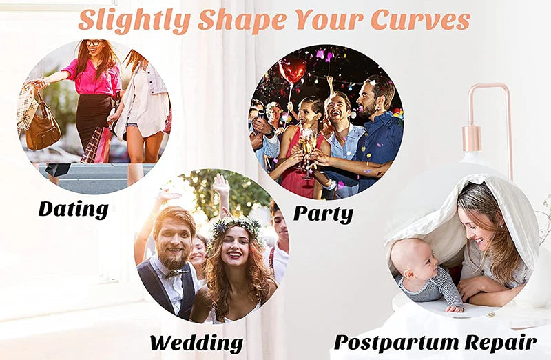 Full Slip Shapewear - V Neck Bodycon Compression Body Shaper