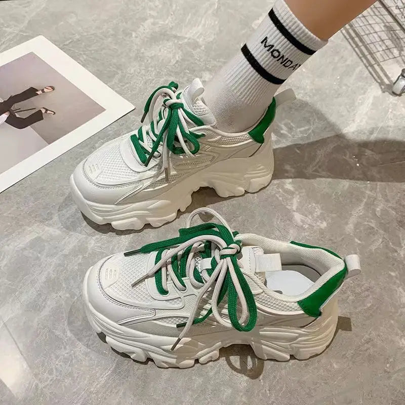 2025 New Women's Casual Shoes - Mesh Breathable Platform Designer Sneakers