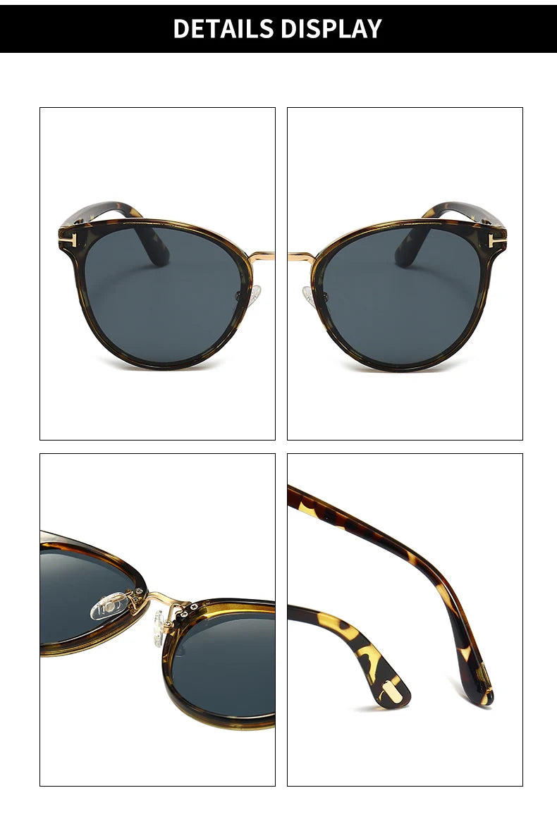 2025 GCV Polarized Cat Eye Sunglasses - Luxury Ultralight Tourism Party