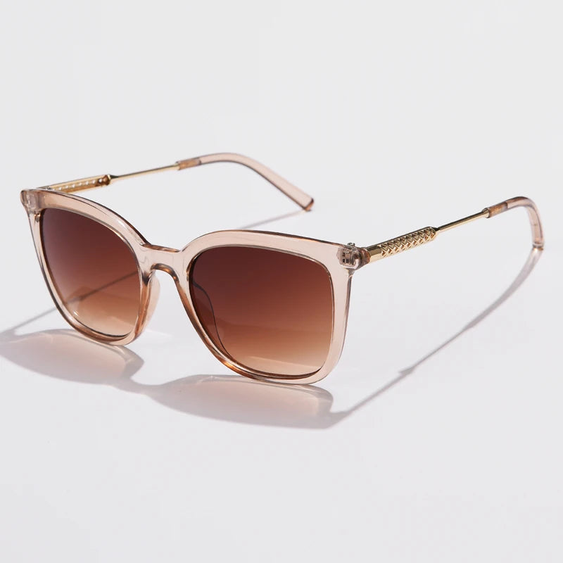 Classic Square Vintage Sunglasses - Alloy Frame Retro Trend UV400