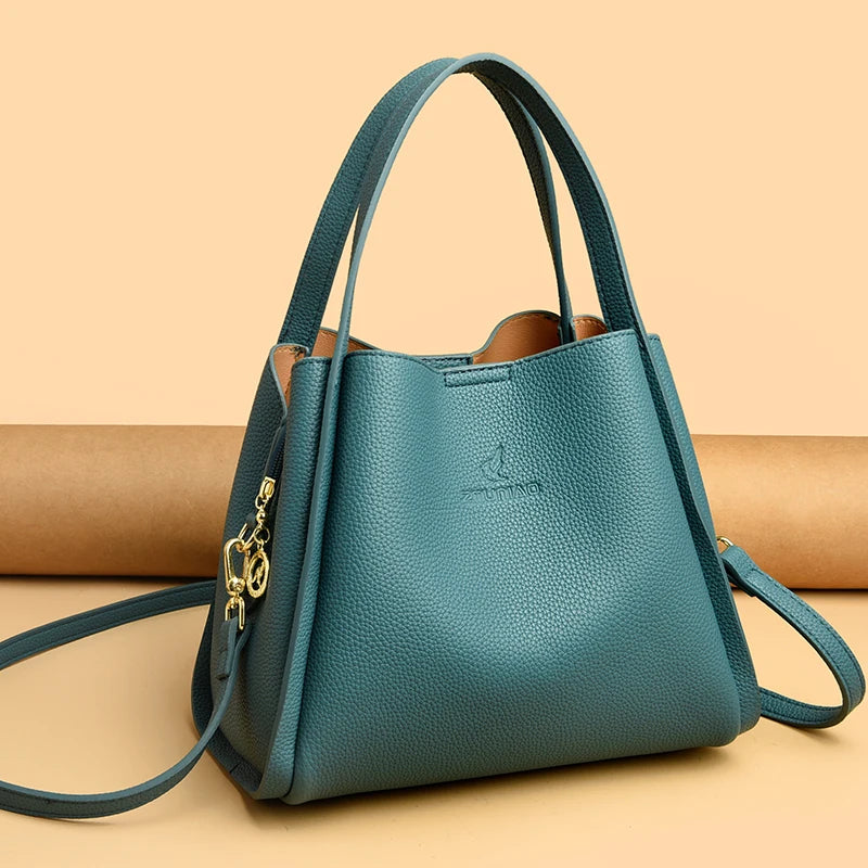 Genuine Brand Tote Bag Leather Luxury Handbags Women Bags Designer Handbags High Quality Ladies Crossbody Hand Bags for Women