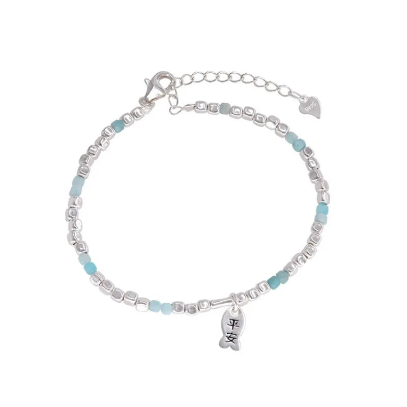 VENTFILLE 925 Sterling Silver Double Layer Pearl Bracelet for Women Girl Design Bead Korean Jewelry Dropshipping
