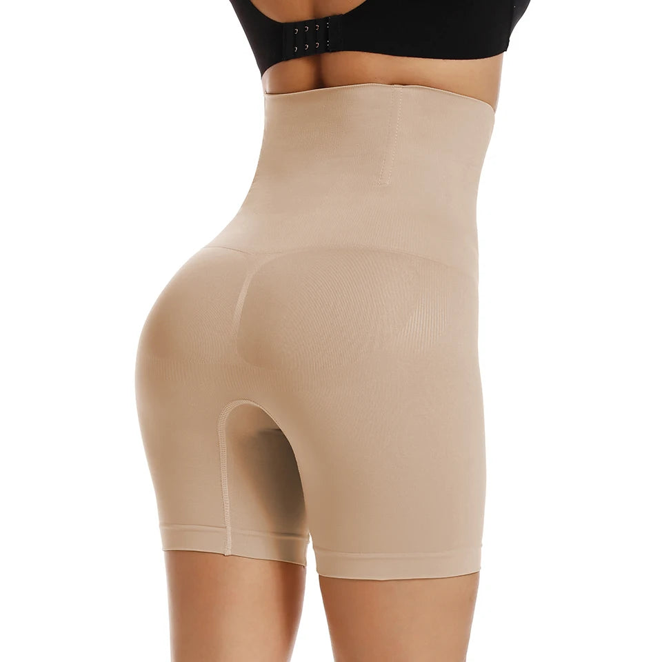 High Waisted Body Shaper Shorts - Tummy Control Butt Lifter