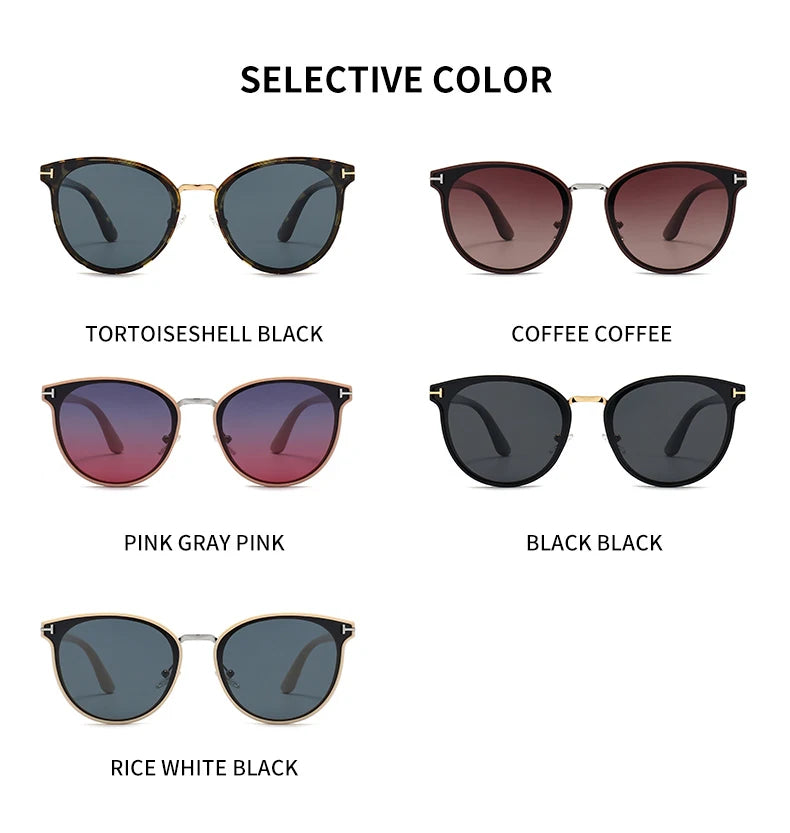 2025 GCV Polarized Cat Eye Sunglasses - Luxury Ultralight Tourism Party