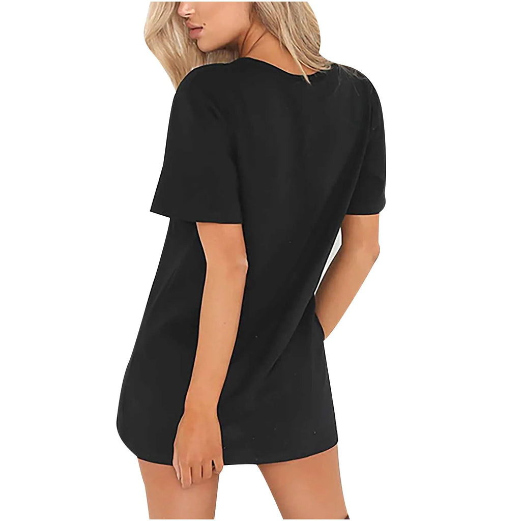 Sexy Elegant Dress Wrap Deep V Neck Cut Out Loose Dress Women Solid Color Short Sleeve Mini Dress Club Party Vestidos