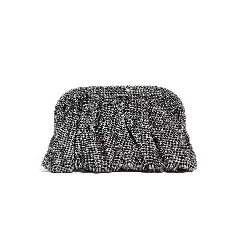Glamorous Rhinestone Pearl Evening Bag for Women | Elegant Stage Performance Clutch | Sparkly Prom Wedding Party Purse 럭셔리 클러치백