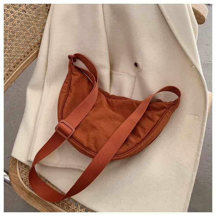 Casual Nylon Crossbody Bag for Women Designer Shoulder Bags Large Capacity Tote Lady Travel Shopper Bag Female Purses 2024