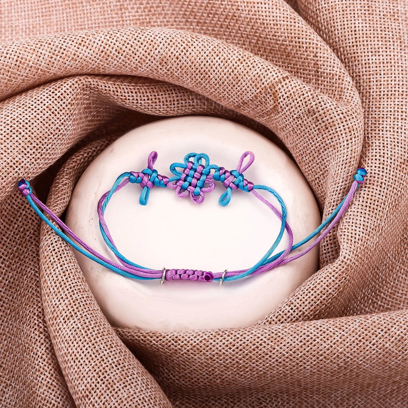 Demon Hunter Rumi Braid Bracelet Role Play Hand-woven Chinese Knot Anime Gift Unisex Fashion Jewelry Accessories Gift