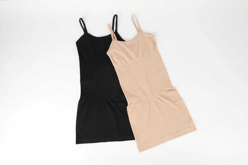 Women Shapewear Full Slip - Tummy Control Cami Mini Under Dress