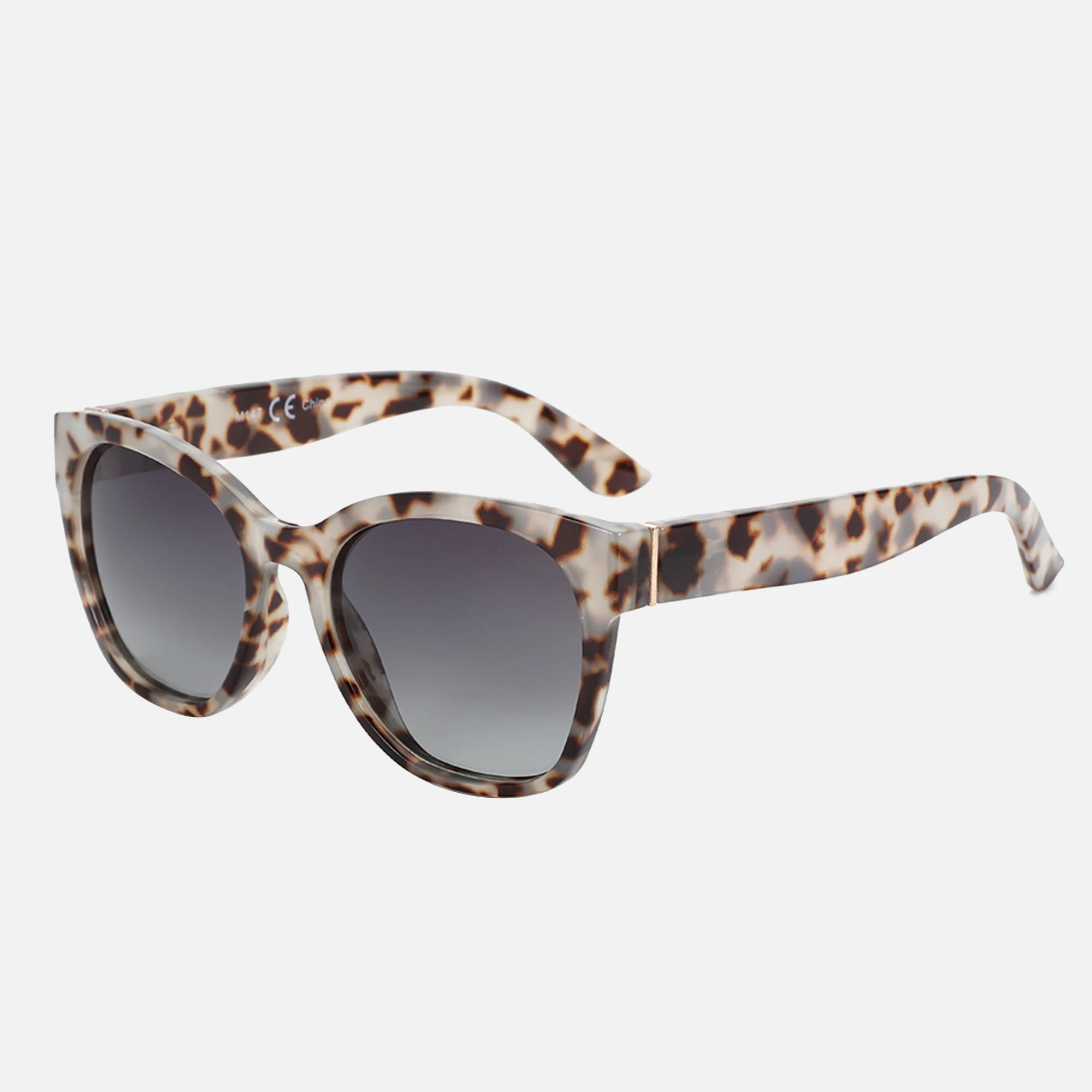 ZENOTTIC Thick Butterfly Polarized Sunglasses - Chunky Cat Eye UV400