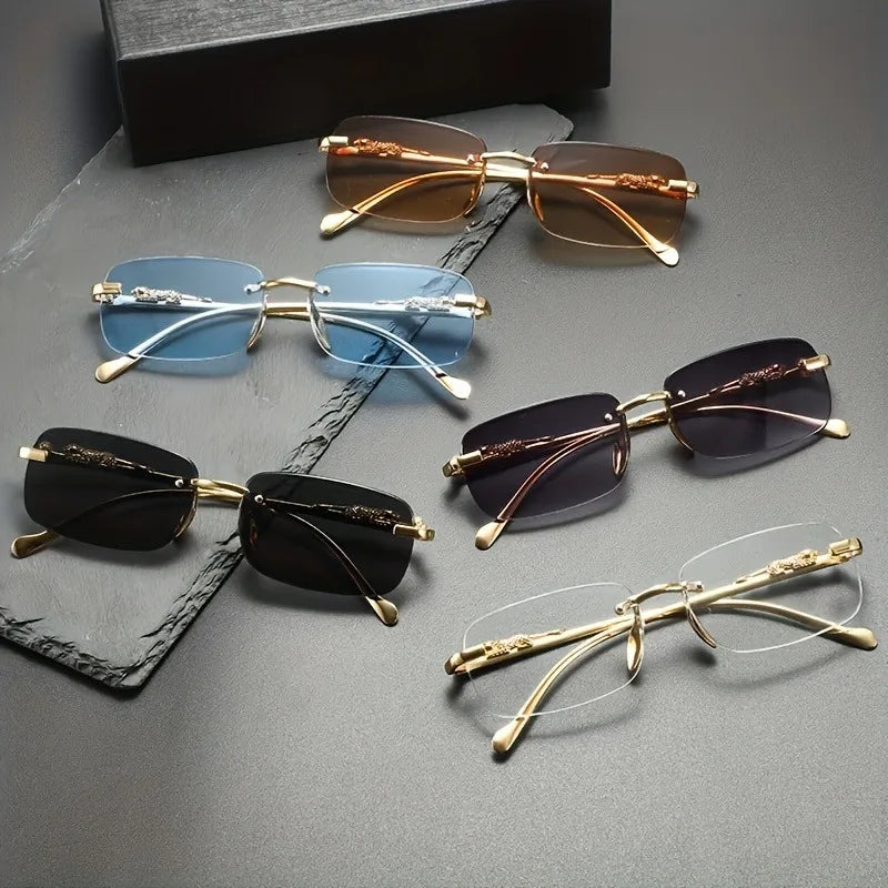 Perfect Fashion Leopard Sports Glasses - Unframed Holiday Party UV400