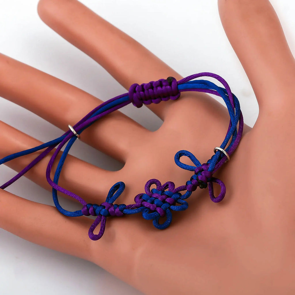 Anime KPop Demon Hunters HUNTR/X Rumi Bracelet Cosplay Props Chinese knot Bracelet Men Women Rope Pendant Jewelry Accessories