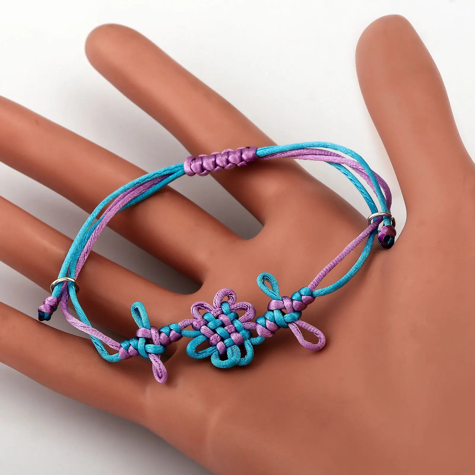 Anime KPop Demon Hunters HUNTR/X Rumi Bracelet Cosplay Props Chinese knot Bracelet Men Women Rope Pendant Jewelry Accessories