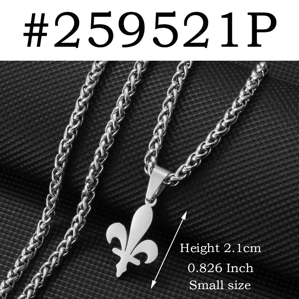 Anniyo Bosnians Pendant Necklaces Gold Color Silver Color Charm Bosna Bosniak Jewelry #264521