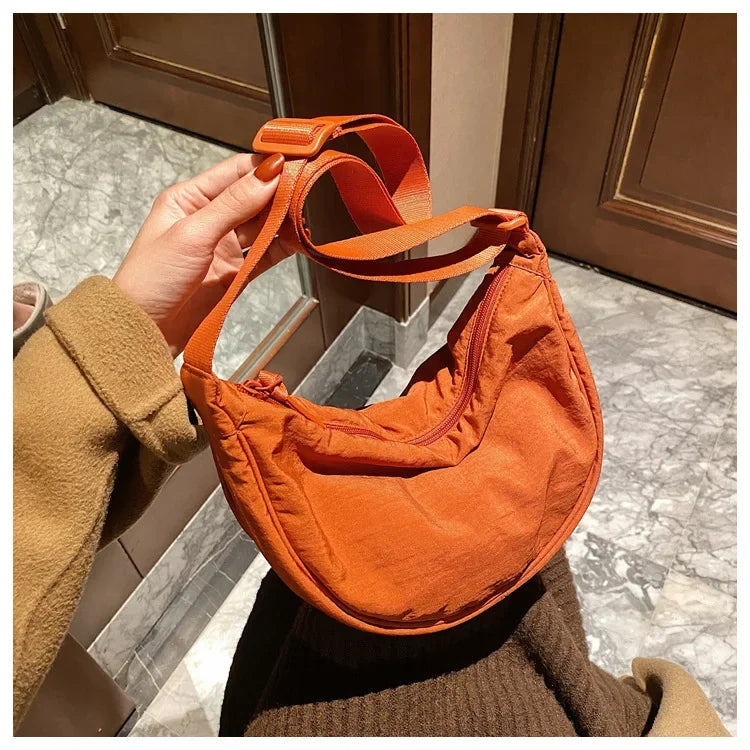 Casual Nylon Crossbody Bag for Women Designer Shoulder Bags Large Capacity Tote Lady Travel Shopper Bag Female Purses 2024