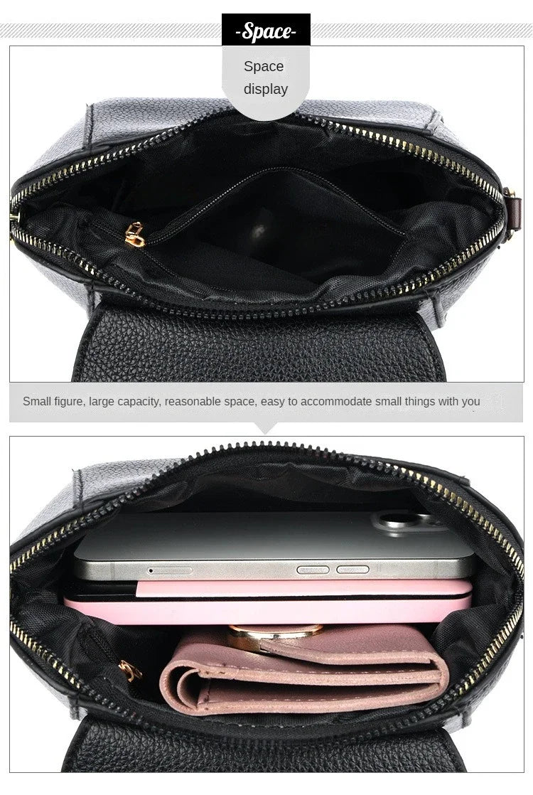 Luxury Designer Solid Color Women's Small Handbag Fashion Shoulder Messenger Bag Ladies Pu Leather Shell Crossbody Bag Bolsas