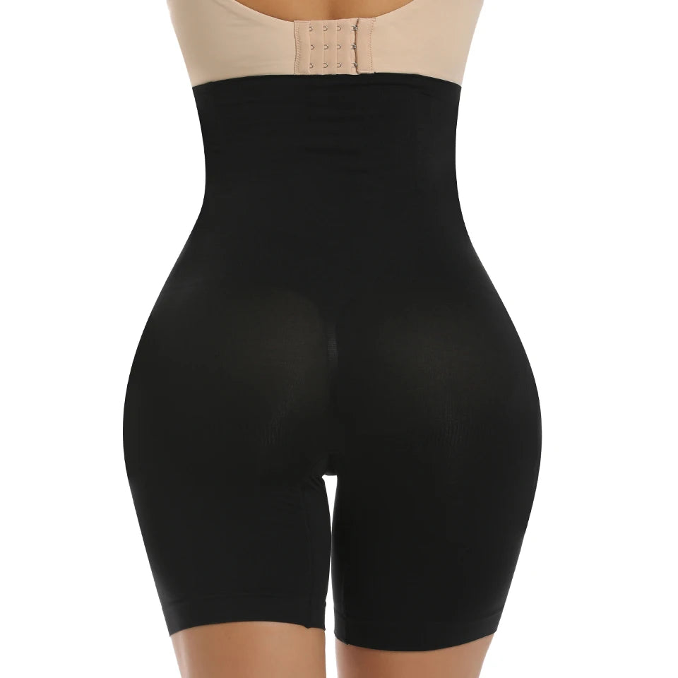 High Waisted Body Shaper Shorts - Tummy Control Butt Lifter
