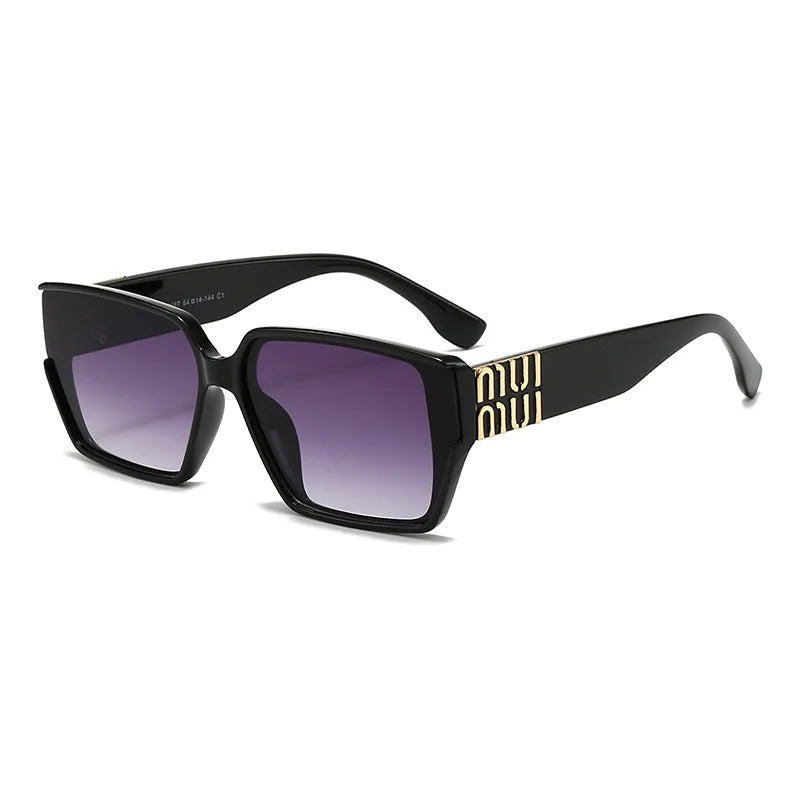 Fashion MM Designer Square Sunglasses - Stylish Luxury Unisex UV400