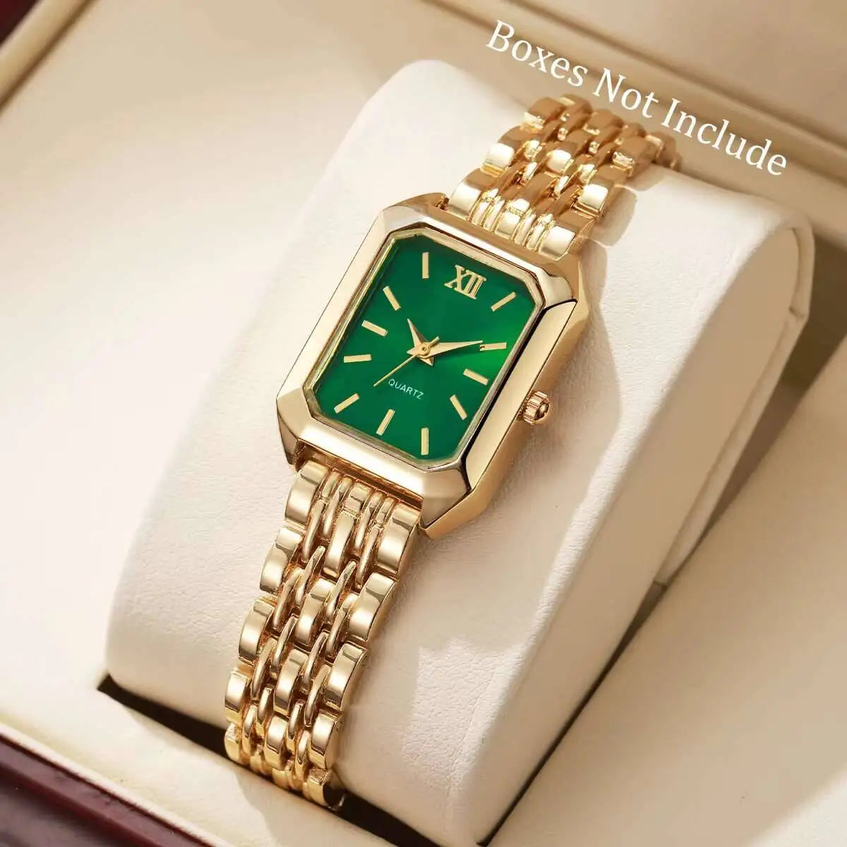 Fashion Rectangle Quartz Watch - Luxury Analog Wristwatch Gift