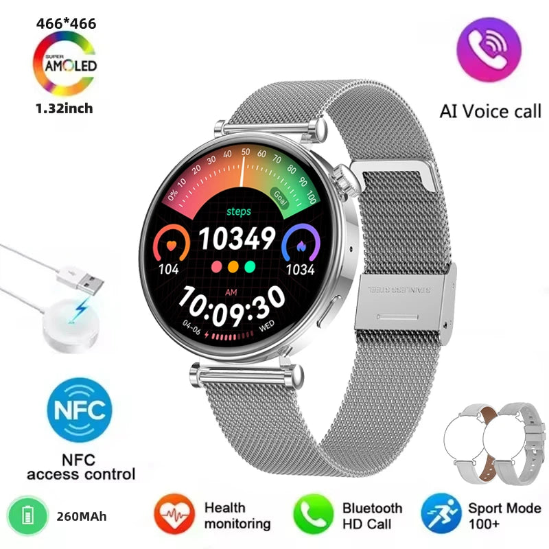 2025 New For Original HUAWEI Watch GT5 Mini Women Smartwatch GPS motion trail NFC 466*466 HD Full screen touch Ladies Smartwatch