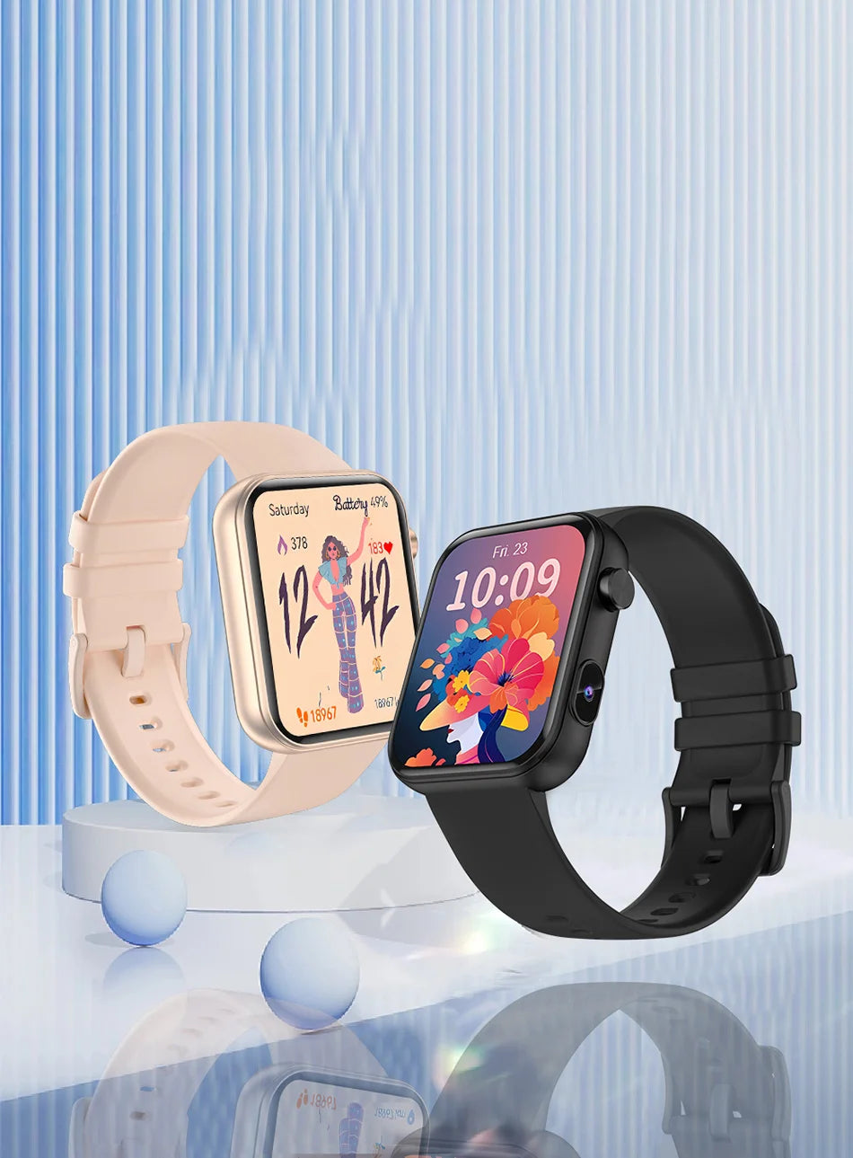 2025 Smart Watch Camera - Health Monitor Fitness Waterproof Bluetooth