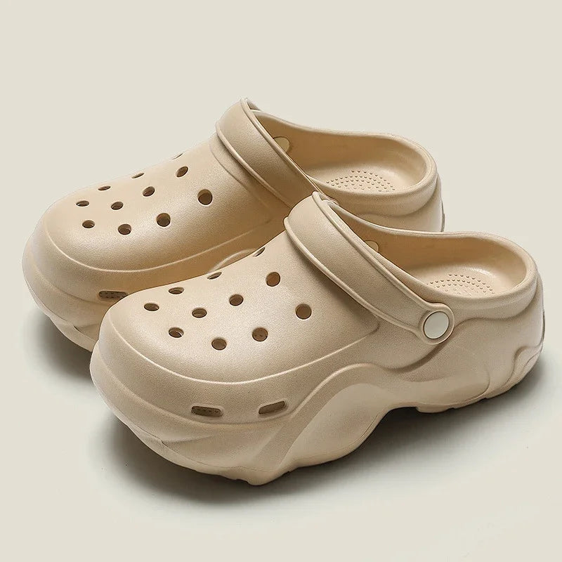 Women's DIY Silver Butterfly-Knot Clogs - Multi-Season Fashion Garden Shoes