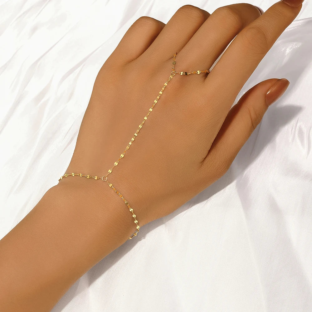CANNER European American Style Eight-Pointed Star Zircon Bracelet S925 Sterling Silver Personality Simple Versatile Bracelet