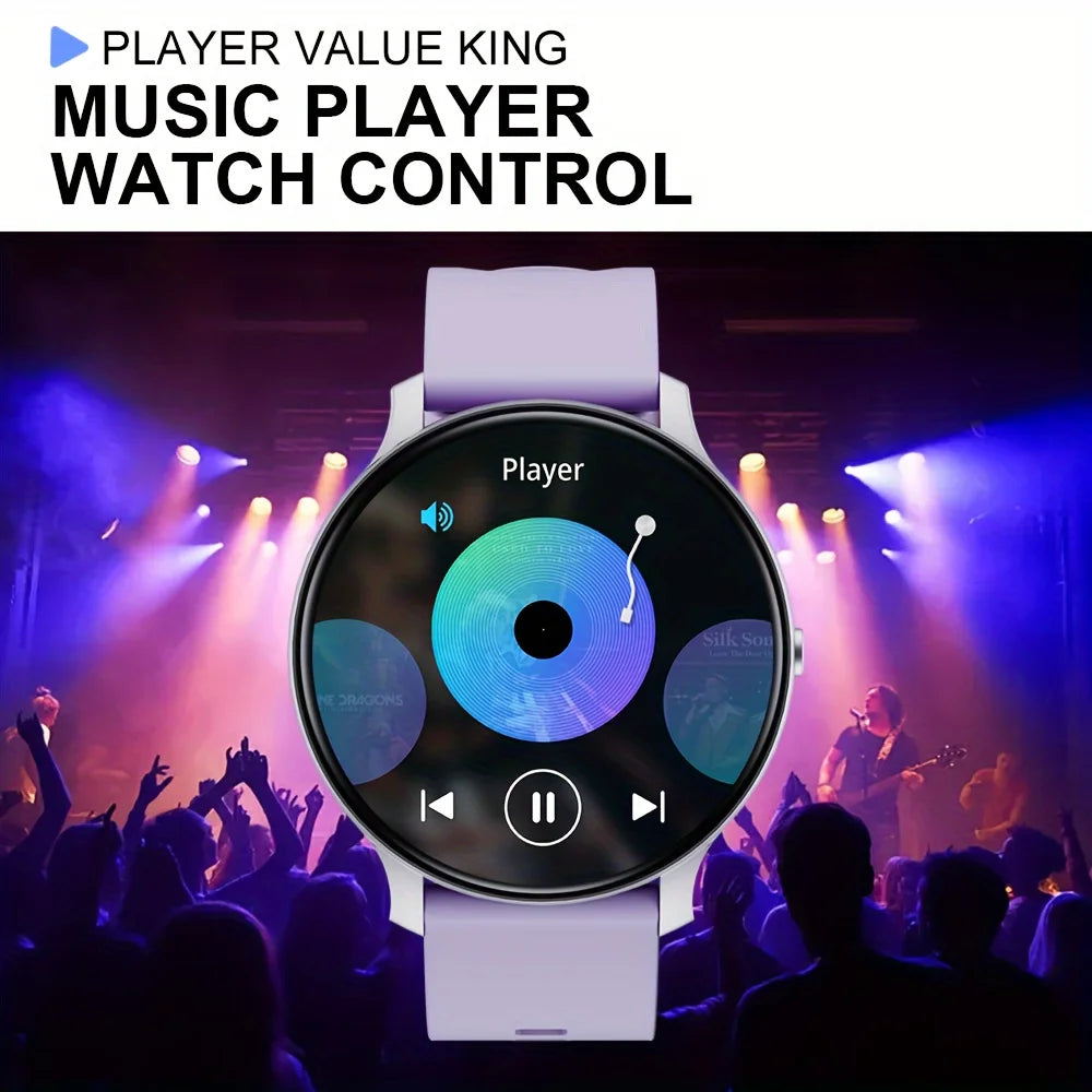 LAXASFIT 2024 Smartwatch - Bluetooth Call IP68 Fitness Custom Dials