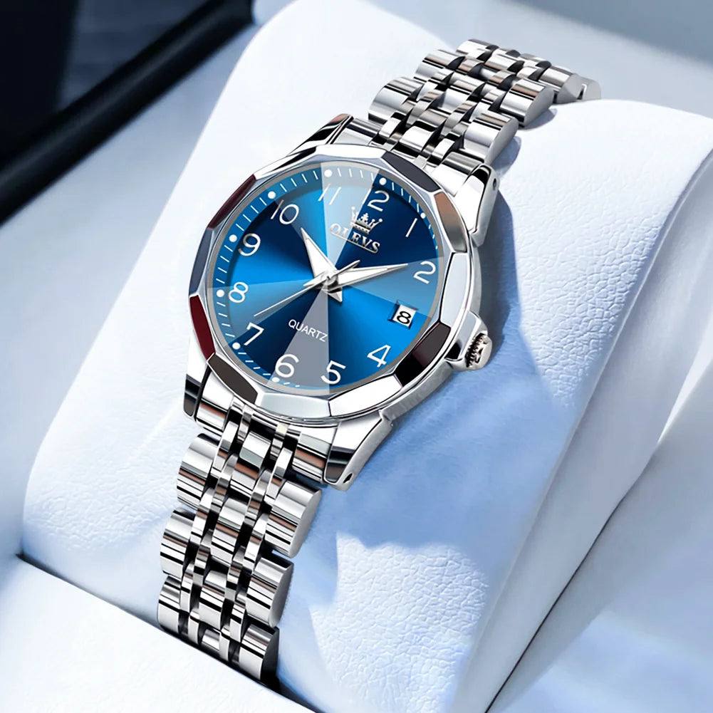 OLEVS Elegant Fashion Women's Watch - Luxury Waterproof Luminous Date