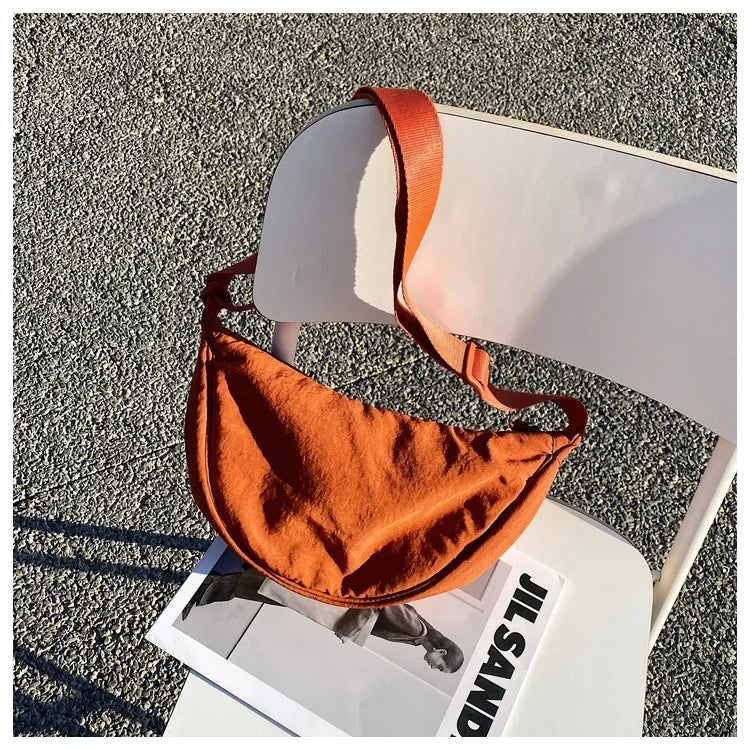 Casual Nylon Crossbody Bag for Women Designer Shoulder Bags Large Capacity Tote Lady Travel Shopper Bag Female Purses 2024