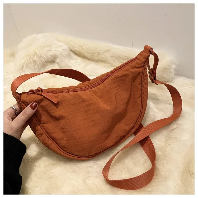 Casual Nylon Crossbody Bag for Women Designer Shoulder Bags Large Capacity Tote Lady Travel Shopper Bag Female Purses 2024