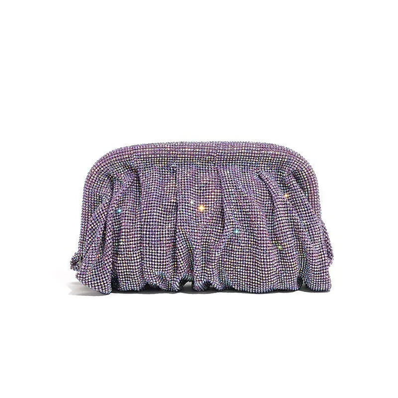 Glamorous Rhinestone Pearl Evening Bag for Women | Elegant Stage Performance Clutch | Sparkly Prom Wedding Party Purse 럭셔리 클러치백