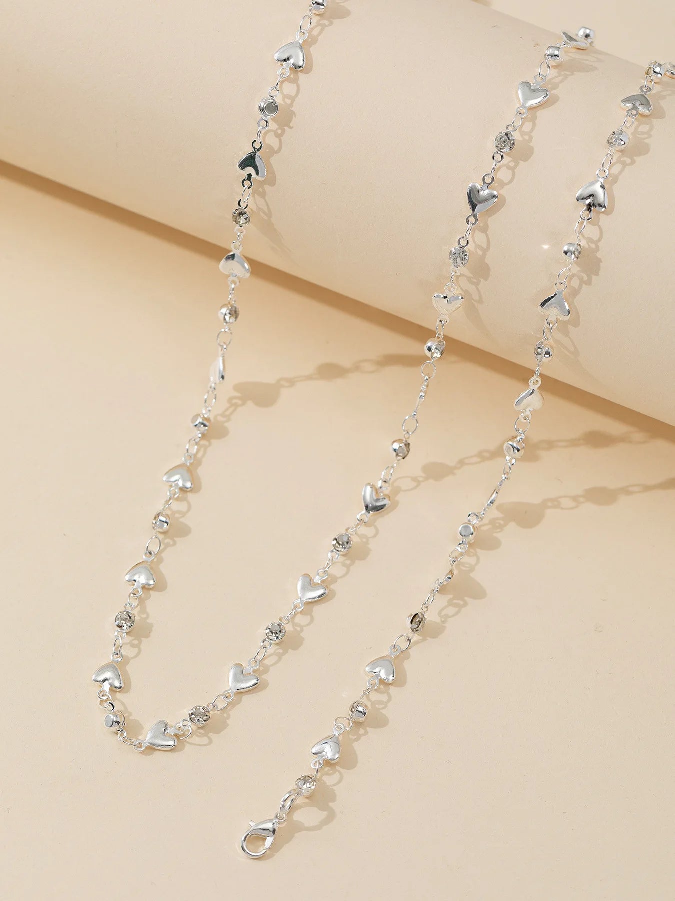 New Luxury Colourful Heart Long Tassel Necklace for Women Shiny Rhinestone Crystal Zircon Choker Bohemian Statement Jewelry