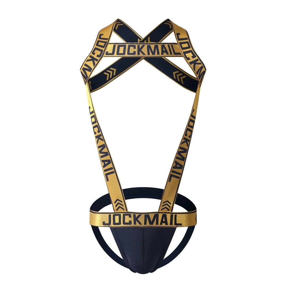 Man Harness Set Sexy Underwear Men Gay Men's Thongs Bodysuit Jockstrap Sissy Tanga Hombre Slip Cuecas Masculinas Sexy Lingerie